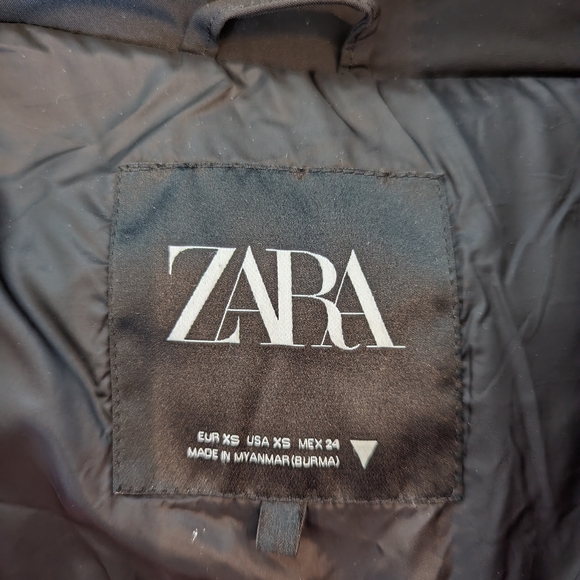 Zara cropped puffer coat - Picture 3 of 4